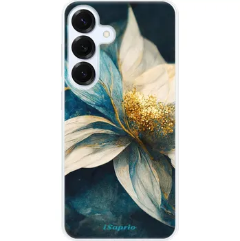 Pouzdro na mobilní telefon Odolné silikonové pouzdro iSaprio - Blue Petals - Samsung Galaxy S25