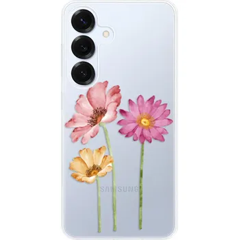 Odolné silikonové pouzdro iSaprio - Three Flowers - Samsung Galaxy S25