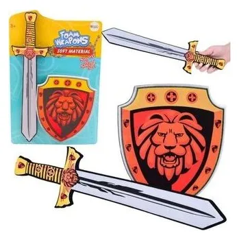 Karnevalový kostým Zestaw rycerski tarcza miecz piankowe 2el (pl, 2000, Leantoys)