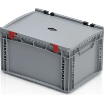 Odpadkový koš HTI Plastový box na použité baterie 400x 300 x 235 mm, MC-3713