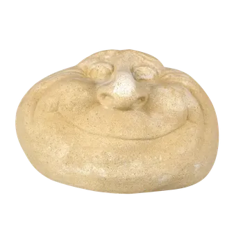 Zahradní dekorace Usměvavý velký kámen