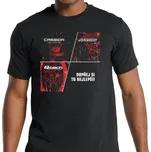 MOTO triko černé, Cassida + Q-tech + Ayrton (vel. 5XL) CASSIDA M182-1177-5XL