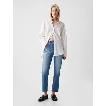 Dámské džíny GAP Džíny straight high rise - Dámské GAP modrá 1667371