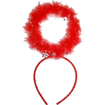 Karnevalový doplněk Andělská čelenka, červená