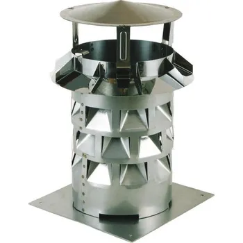 Komín PRODOMOS line Komínová hlavice EKON se základnou 180 mm nerezová