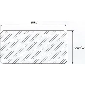 Dřevo Dřevěný hranol konstrukční KVH Si 100 x 100 x 2500 mm smrk hoblovaný