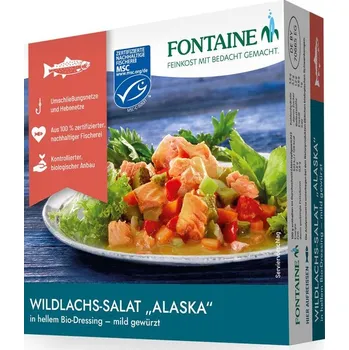 konzervovaná ryba Fontaine Divoký losos se zeleninou „Aljaška“ z udržitelného rybolovu 200g
