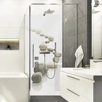 Obklad Obkladový panel do koupelny mySpotti Shower Stone Path 210x100 cm SH-255150-1256-HB