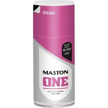 Barva ve spreji Lak ve spreji Maston ONE Satin RAL4003 erica fialový 150 ml