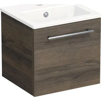 Koupelnový nábytek Koupelnová skříňka s umyvadlem Intedoor TRENTA 40 cm dub tabák gladstone TRE MINI 40 1Z S 25