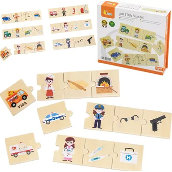 Dřevěná hračka Viga Pexetrio povolání