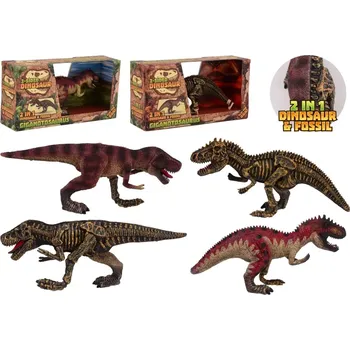 Johntoy Dinosaurus velký oboustranný Animal World 30 cm
