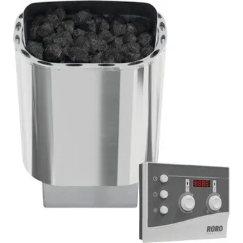 Sauna Set saunových kamen Roro ABN1 8 kW s ext. řídicí jednotkou