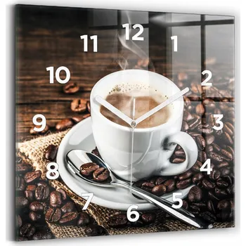 Hodiny Nástěnné hodiny Wallfluent černé 30 cm