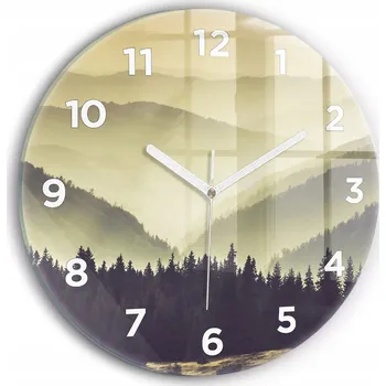 Hodiny Nástěnné hodiny Wallfluente černé 30 cm