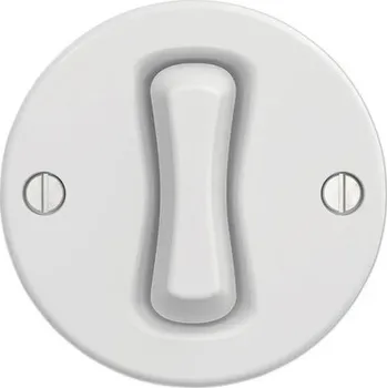 vypínač Tlačítko KLIKLAP ř. 1/0, keramická bílá (bez rámečku)