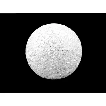 Bytová dekorace LED svítící koule Ø8 cm - bílá multikolor