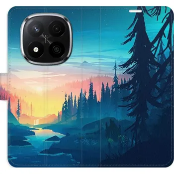 Pouzdro na mobilní telefon Flipové pouzdro iSaprio - Magical Landscape - Xiaomi Redmi Note 14 Pro 5G/14 Pro+ 5G