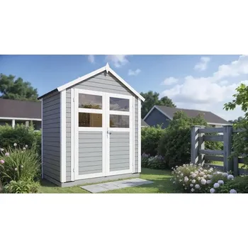 Zahradní domek Kůlna na nářadí Bertilo Kampen 1 světle šedá