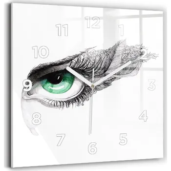 Hodiny Nástěnné hodiny Wallfluent černé 30 cm