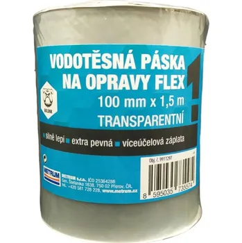 Metrum Flex 9911297 100 mm x 1,5 m transparentní Lepicí páska Metrum Flex 9911297 100 mm x 1,5 m transparentní