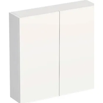 Koupelnový nábytek Koupelnová skříňka závěsná Intedoor TRENTA bílá matná 60 x 60 x 15 cm TRE HZ 60x15 2D W 379