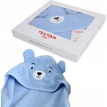 Dětská osuška s kapucí Bavlna modrá pro chlapečka