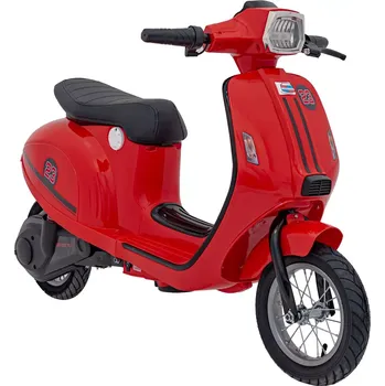 Dětské elektrovozidlo RKToys Dětský elektrický skútr Retro 23 červená