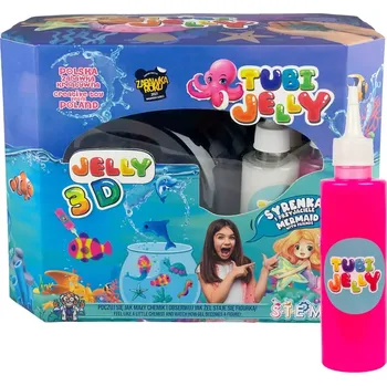 Výtvarná sada Tubi Jelly – kreativní sada 8 barev s velkým akváriem Mořská víla