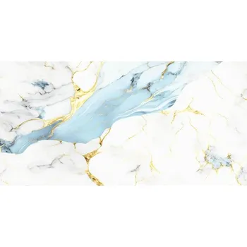 Dlažba Dlažba imitace mramoru GOLD Newton Aqua 60x120 cm