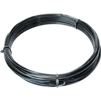 Vázací drát Železný drát poplastovaný černý 2,5 mm, 20 m