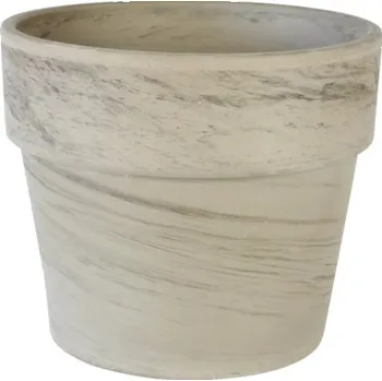 Květináč Květináč terakota Calima Basalt Ø 46,1 cm šedý