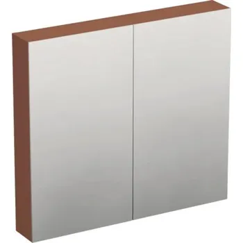 Koupelnový nábytek Zrcadlová skříňka bez osvětlení Jungborn TRENTA 80 x 14,4 x 72 cm cotto matná