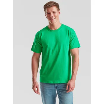 Pánská móda Pánské zelené tričko Valueweight Fruit of the Loom Fruit of the Loom zelená 2463216