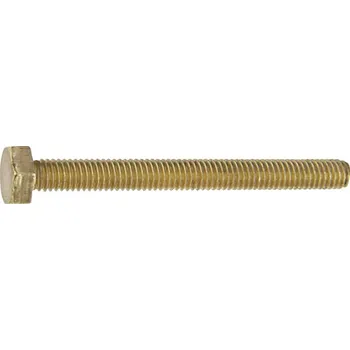Šroub Šroub metrický M4x8, šestihranná hlava, mosaz, 20ks