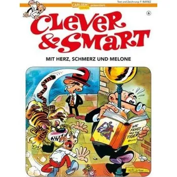 Komiks pro dospělé Clever und Smart - Mit Herz, Schmerz und Melone - Ibáñez, Francisco