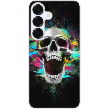 Pouzdro na mobilní telefon Odolné silikonové pouzdro iSaprio - Skull in Colors - Samsung Galaxy S25