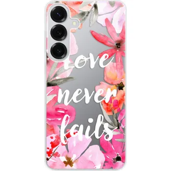 Odolné silikonové pouzdro iSaprio - Love Never Fails - Samsung Galaxy S25+
