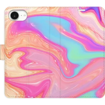 Pouzdro na mobilní telefon Flipové pouzdro iSaprio - Abstract Paint 07 - iPhone 16e