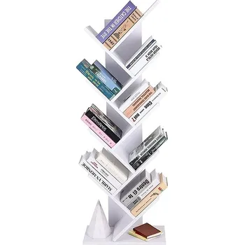 Knihovna Artenat Knihovna Tree, 142 cm, bílá