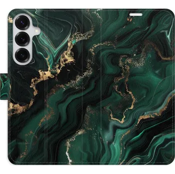 Pouzdro na mobilní telefon Flipové pouzdro iSaprio - Emerald 02 - Samsung Galaxy S25+