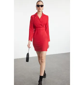 Dámské šaty Dámské šaty Trendyol Classic Trendyol červená 1991826
