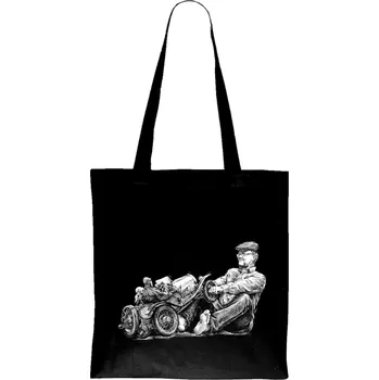 Plátěná taška - Souboj s sutoveteránem Barva: Černá