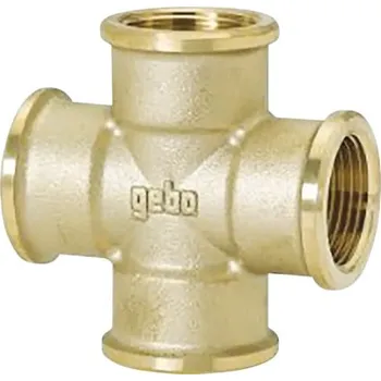 Fitinka Kříž Gebo Gold 1 1/4"