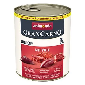 Animonda pes GRANCARNO konz. JUNIOR hov/krůt srdc 800g
