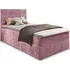 Postel Čalouněná postel boxspring Glorien Velvet 90 x 200 cm