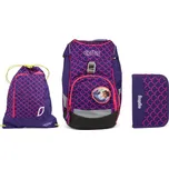 Školní batoh Ergobag prime_Fluo růžový v setu + Dárek ZDARMA