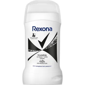 Rexona Invisible On Black & White tuhý antiperspirant stick 50 ml