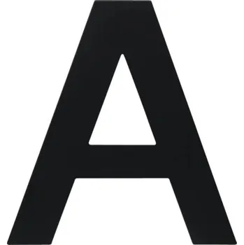 Domovní číslo Nerezové číslo RN.150L.A.CE v plochém „2D“ provedení, černá matná