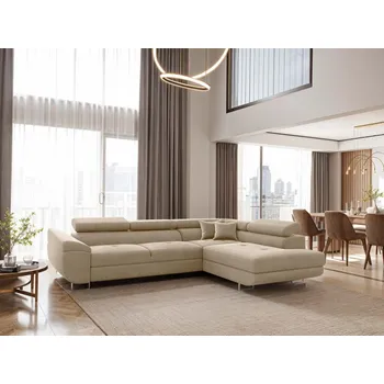 Sedací souprava Rozkládací sedací souprava do L Falio - Béžová 06 Varianta: Pravá